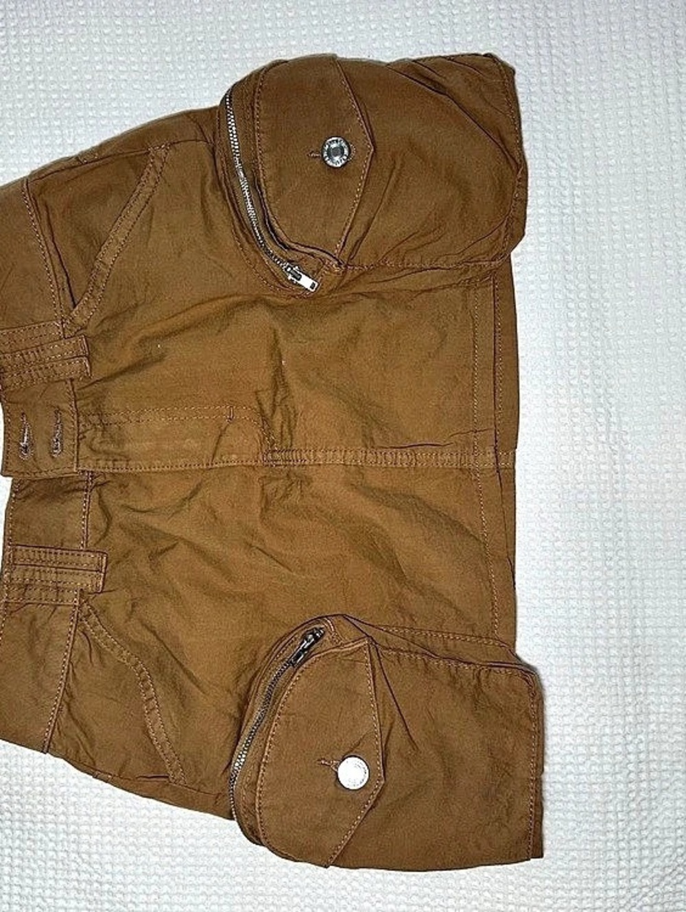 Cargo Mini Skirt in Brown Like New